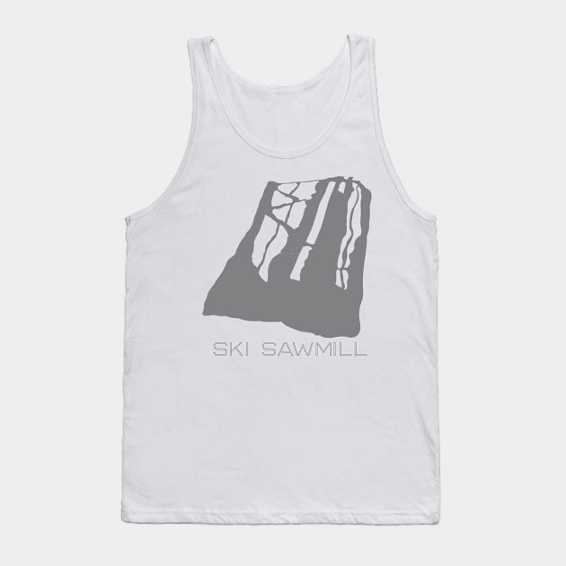 Ski Sawmill Resort 3D Tank Top by Mapsynergy